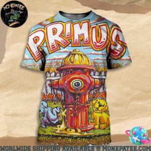 Primus Sessanta V2.0 Poster For Noblesville IN On My 24 2025 At Ruoff Music Center All Over Print T-Shirt