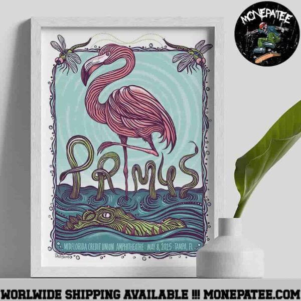 Primus Sessanta V2.0 Tampa Fl May 8 2025 Midflorida Credit Union Amphitheatre Home Decor Poster Canvas