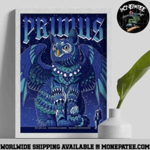 Primus Sessanta V2.0 The Orion Amphitheater Huntsville AL May 4 2025 A 60 1st Birthday Celebration For Maynard James Keenan Home Decor Poster Canvas