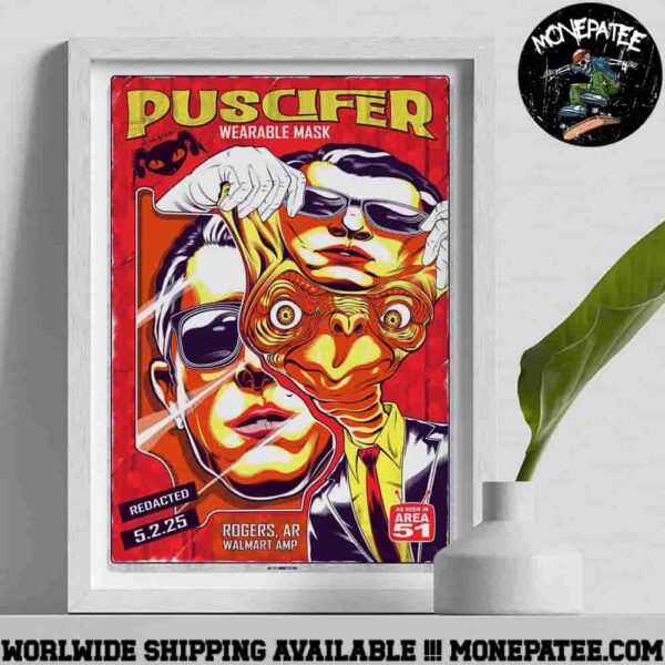 Puscifer Sessanta V2.0 Rogers AR On Friday May 2nd At Walmart AMP Poster