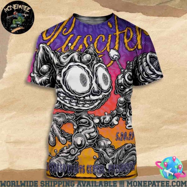 Puscifer Sessanta V2.0 Pittsburgh PA At Petersen Events Center On May 20 2025 All Over Print T-Shirt