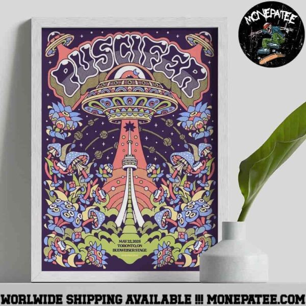 Puscifer Sessanta V2.0 Poster In Toronto ON On May 22 2025 At Budweiser Stage Decorative Poster Canvas