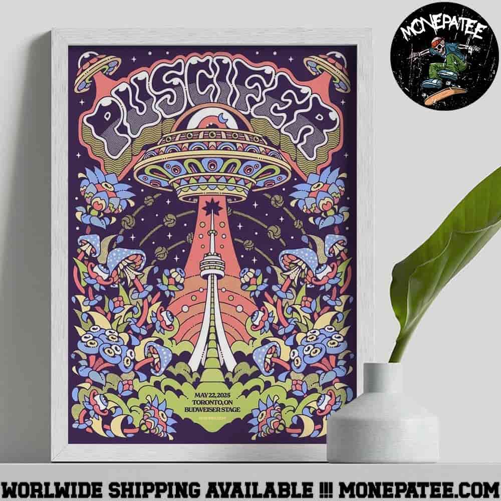 Puscifer Sessanta V2.0 Poster In Toronto ON On May 22 2025 At Budweiser Stage Decorative Poster Canvas