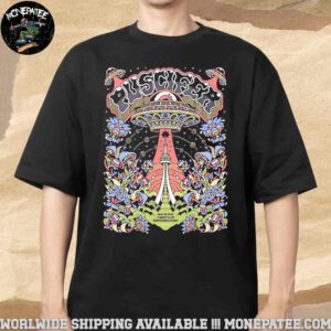 Puscifer Sessanta V2.0 Poster In Toronto On On May 22 2025 At Budweiser Stage Merchandise Unisex T-Shirt