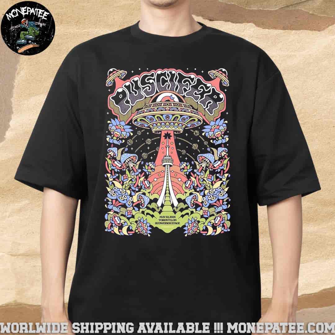 Puscifer Sessanta V2.0 Poster In Toronto On On May 22 2025 At Budweiser Stage Merchandise Unisex T-Shirt Puscifer Sessanta V2.0 Poster In Toronto On On May 22 2025 At Budweiser Stage Merchandise Unisex T-Shirt