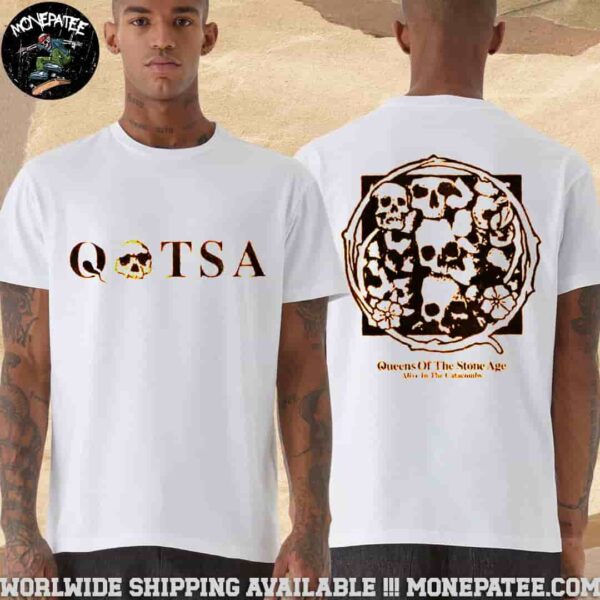 Qosta Queens Of the Stone Age Alive In The Catacombs Merchandise Unisex T-Shirt