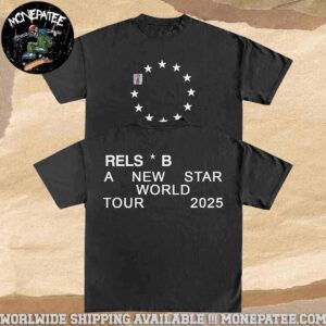 Rels B A New Star World Tour 2025 Merchandise T-Shirt