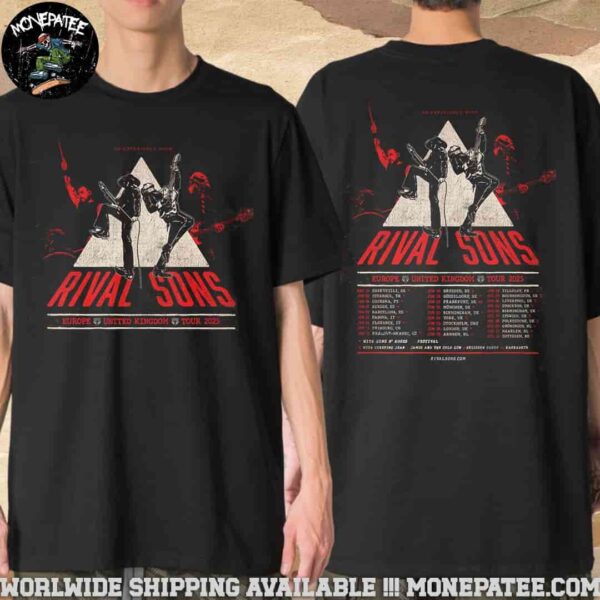 Rival Sons Europe UK Tour Tour Dates 2025 Merchandise Two Sides Unisex T-Shirt