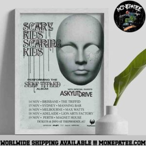 Scary Kids Scaring Kids Performing The Self Titled Album Australia Tour on November 2025 Poster Canvas
