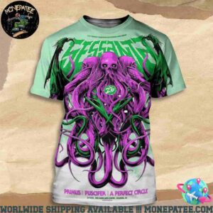 Sessanta V 2.0 In Holmdel NJ On May 17 2025 At Pnc Bank Arts Center All Over Print T-Shirt