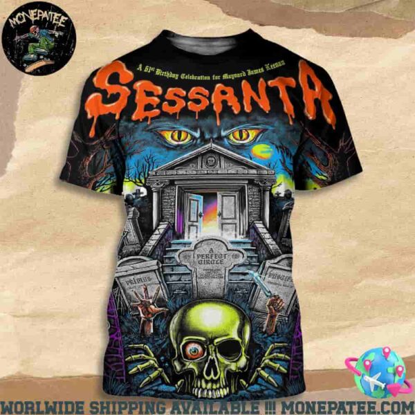 Sessanta V 2.0 Spring Tour On 11 May 2025 At Veterans United Home Loans Amphitheater In Virginia Beach All Over Print Shirt