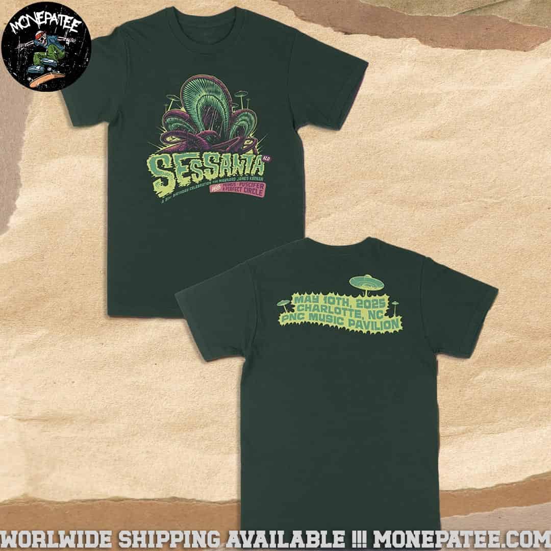 Sessanta V2.0 In Charlotte NC At PNC Music Pavillion On May 10 2025 Merchandise Two Sides Unisex T-Shirt Sessanta V2.0 In Charlotte NC At PNC Music Pavillion On May 10 2025 Merchandise Two Sides Unisex T-Shirt