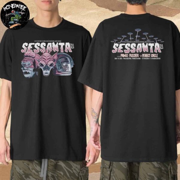 Sessanta V2.0 Philadelphia Pennsylvania At TD Pavilion At The Mann Center On May 15th 2025 Merchandise T-Shirt