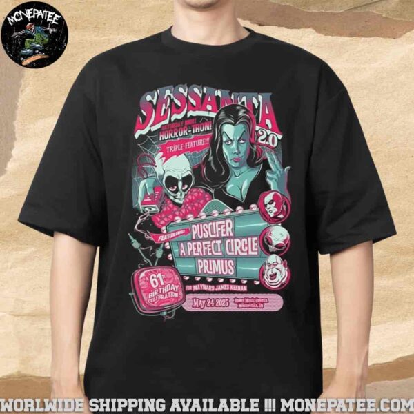 Sessanta V2.0 Event Tee For Noblesville In On My 24 2025 At Ruoff Music Center Merchandise Unisex T-Shirt