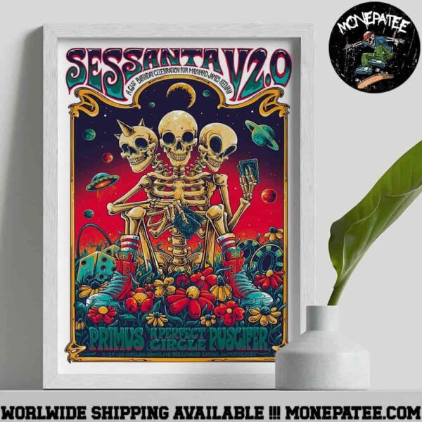 Sessanta V2.0 Poster For Show In Maryland Heights MO On May 29 2025 At Hollywood Casino Amphitheatre Decorative Poster Canvas