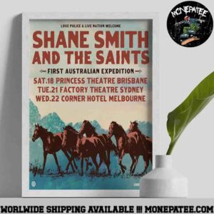Shane Smith and the Saints First Australian Expedition On October 2025 Poster Canvas