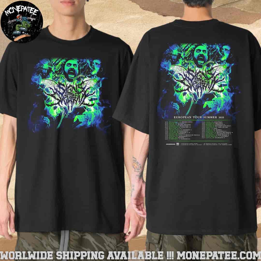 Signs Of The Swarm European Tour Summer 2025 Schedule List Dates Two Sides Merchandise Unisex T-Shirt Signs Of The Swarm European Tour Summer 2025 Schedule List Dates Two Sides Merchandise Unisex T-Shirt