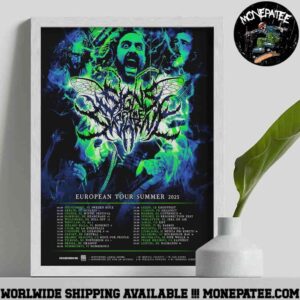 Signs of the Swarm European Tour Summer 2025 Schedule List Dates Decorative Poster Canvas