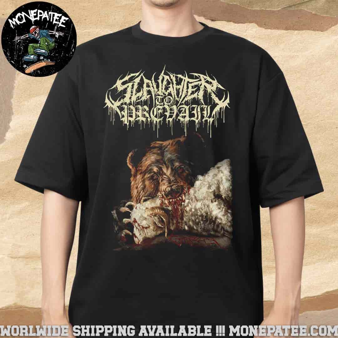 Slaughter to Prevail Hungry Grizzly Album Merchandise 2025 T-Shirt Slaughter to Prevail Hungry Grizzly Album Merchandise 2025 T-Shirt