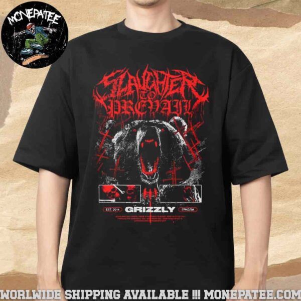 Slaughter to Prevail Russian Grizzly New Album Merchandise 2025 T-Shirt
