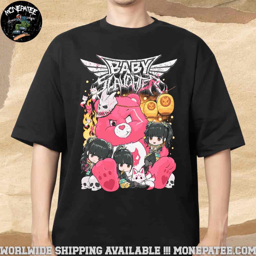 Slaughter to Prevail x Babymetal Babyslaugher Bear Merchandise 2025 Unisex T-Shirt Slaughter to Prevail x Babymetal Babyslaugher Bear Merchandise 2025 Unisex T-Shirt