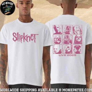 Slipknot Tour 2025 Graphics Photo Merchandise Two Sides T-Shirt
