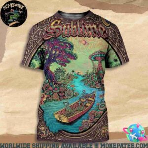 Sublime May 30 BeachLife Festival 2025 Redondo Beach CA All Over Print T-Shirt