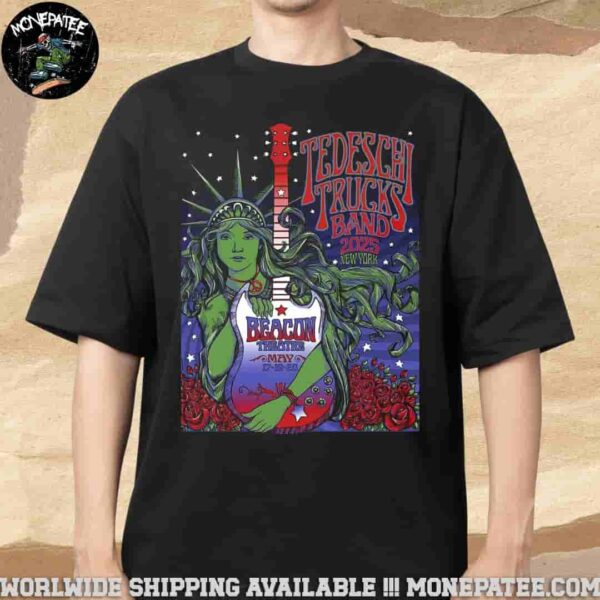 Tedeschi Trucks Band 2025 New York Beacon Theatre May 17-19-29 2025 Merchandise T-Shirt