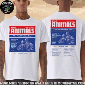 The Animals The Final Curtain Tour Australia 2025 Dates List October And November Two Sides Unisex T-Shirt