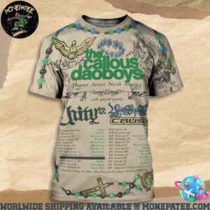 The Callous Daoboys Heaven Across North America Tour 2025 All Over Print Shirt