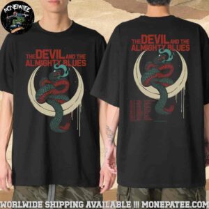 The Devil And The Almighty Blues Band Europe Tour Dates List 2025 Two Sides Merchandise Unisex T-Shirt