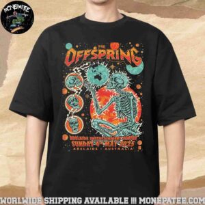 The Offspring Adelaide Australia On Sunday 4th May 2025 At Adelaide Entertainment Centre Merchandise T-Shirt