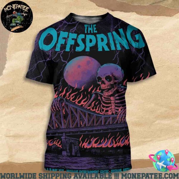 The Offspring In Brisbane Autralia On May 14-15 2025 At Brisbane Entertainment Centre All Over Print Unisex T-Shirt