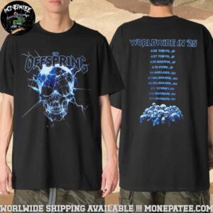 The Offspring Supercharged Worldwide Tour In 2025 Japan And Australia Merchandise T-Shirt