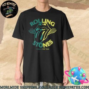 The Rolling Stones X Aston Martin Aramco F1 Merchandise T-Shirt