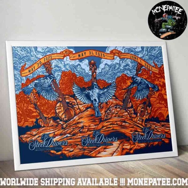 The SteelDrivers In Pelham TN At The Caverns On May 30-31 And June 1 2025 Decorative Poster Canvas