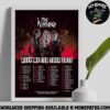 BABYMETAL UK-Europe Arena Tour Dates List 2025 Home Decor Poster Canvas