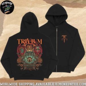 Trivium 20th Anniversary 2005-2025 Merchandise Pull Over Two Sides Hoodie Shirt
