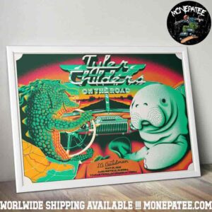 Tyler Childers With SG Goodman Poster In Jacksonville Florida At VyStar Veterans Memorial Arena On May 29 2025 Decorative Poster Canvas