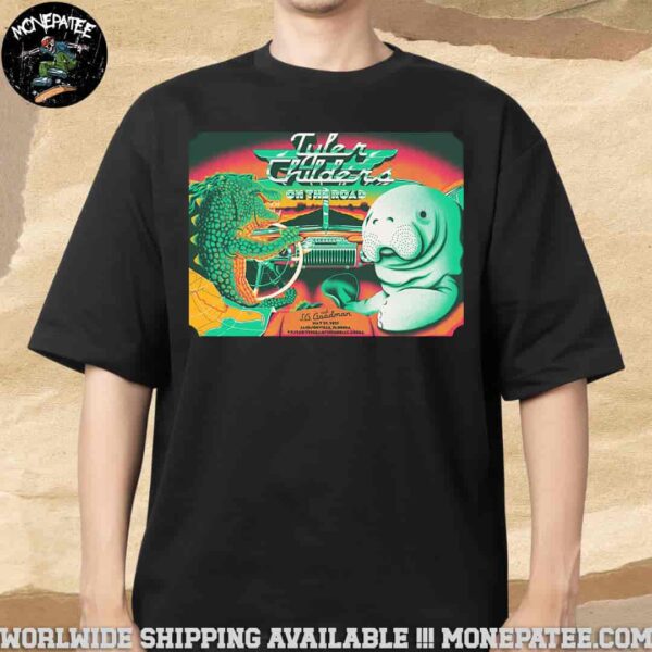 Tyler Childers With SG Goodman Poster In Jacksonville Florida At VyStar Veterans Memorial Arena On May 29 2025 Unisex T-Shirt
