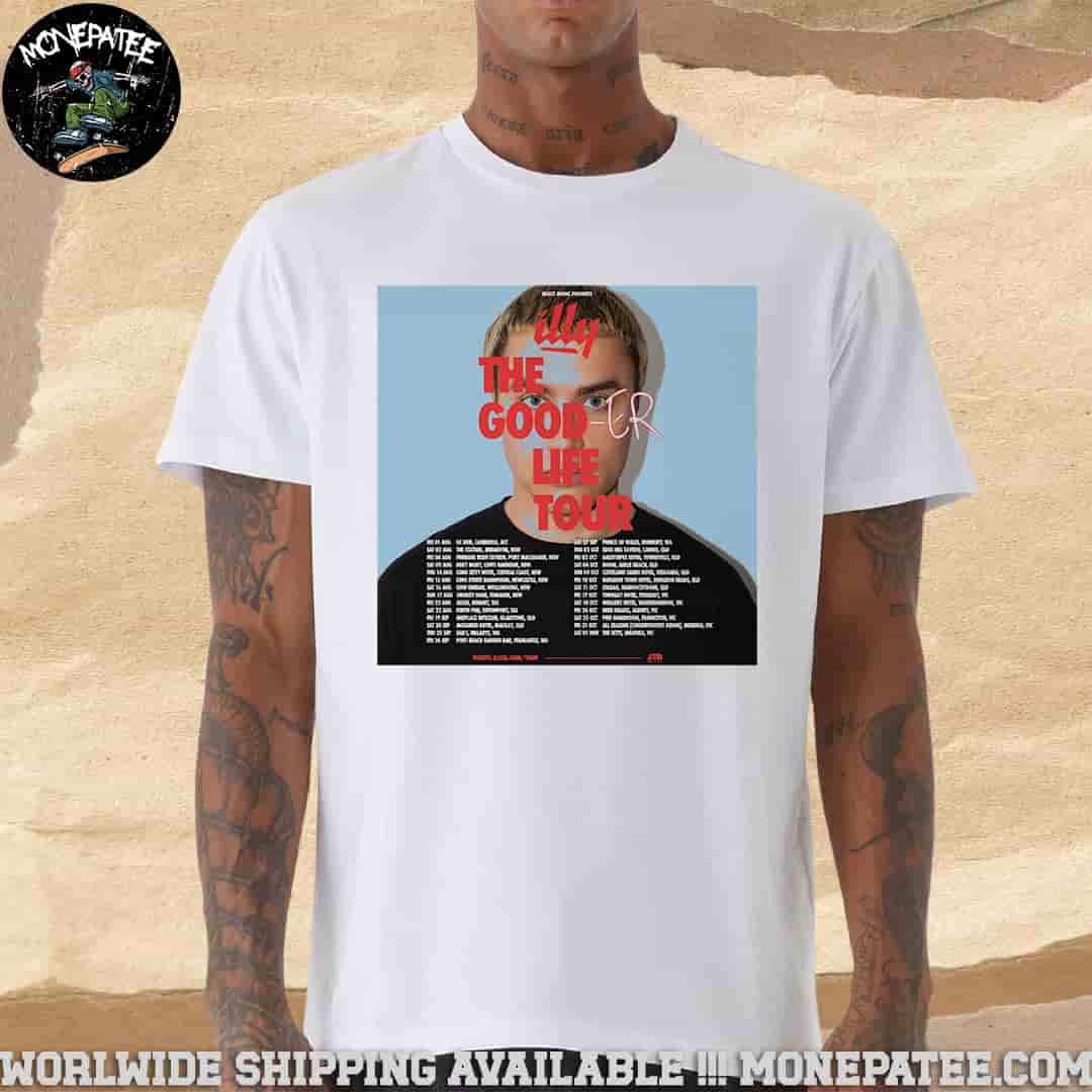 illy The Good Life Tour Dates 2025 Merchandise Unisex T-Shirt illy The Good Life Tour Dates 2025 Merchandise Unisex T-Shirt