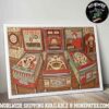 Buckeye Country Superfest 2025 Lineup Live At Outlaw Metal West On June 21 2025 In Columbus OH At Ohio Stadium Decorative Poster Canvas