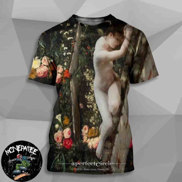 A Perfect Circle Concert Poster In Omaha NE On June 3 2025 At Baxter Arena All Over Print T-Shirt