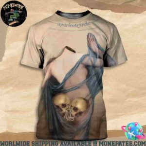 A Perfect Circle Sessanta V2.0 Poster For Show In Milwaukee WI At American Family Insuarance Amphitheater On May 31 2025 All Over Print T-Shirt