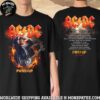 AC DC PWR Up Europe Tour 2025 Hells Bells Lightning Dates List Two Sided T-Shirt