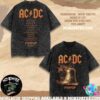 AC DC PWR Up Tour Prague Czech Republic Europe 2025 At Letiste Praha Letnany On June 26th Washed T-Shirt