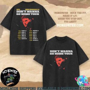 Adrien Nunnez The Dont Wanna Go Home Fall Tour 2025 Setlist Washed T-Shirt