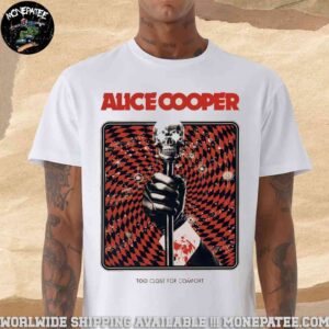 Alice Cooper Welcome to My Nightmare album Cane Of The Damned Merchandise 2025 T-Shirt