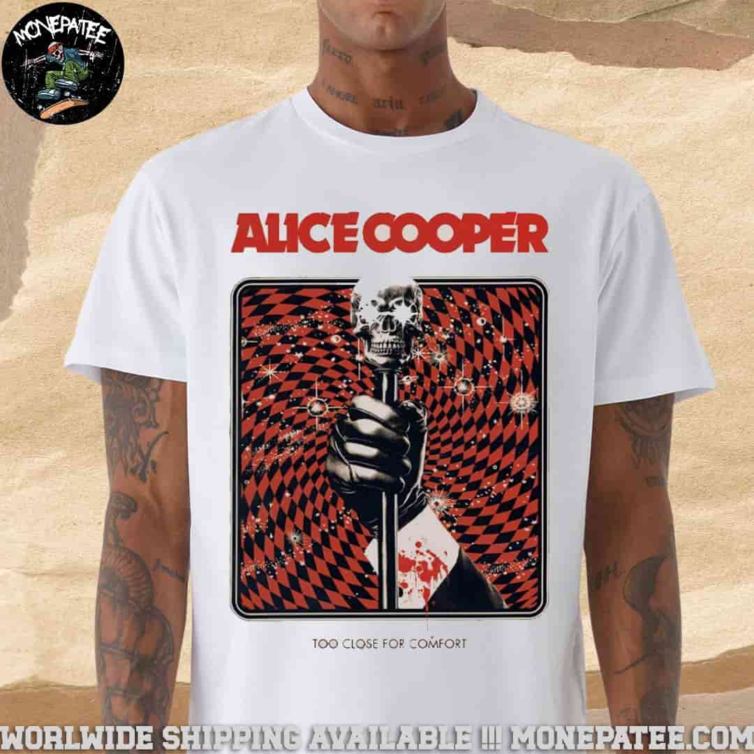 Alice Cooper Welcome to My Nightmare album Cane Of The Damned Merchandise 2025 T-Shirt Alice Cooper Welcome to My Nightmare album Cane Of The Damned Merchandise 2025 T-Shirt