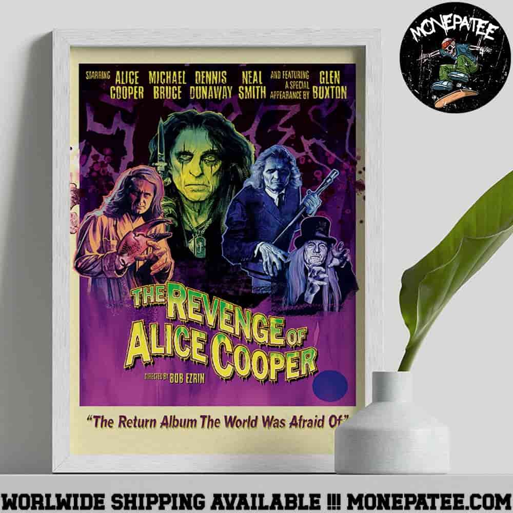 Alice Cooper X Classic Rock Magazine Issue 342 The Revenge of Alice Cooper 2025 Decorative Poster Canvas Alice Cooper X Classic Rock Magazine Issue 342 The Revenge of Alice Cooper 2025 Decorative Poster Canvas